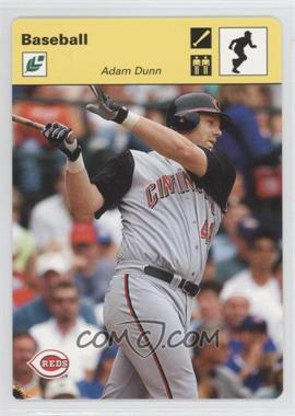 2005 Leaf - Sportscasters - Yellow Running Bat #1 - Adam Dunn /25