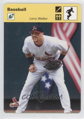 2005 Leaf - Sportscasters - Yellow Running Bat #26 - Larry Walker /25
