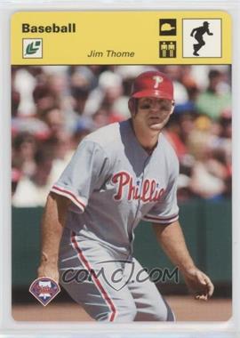 2005 Leaf - Sportscasters - Yellow Running Cap #23 - Jim Thome /20