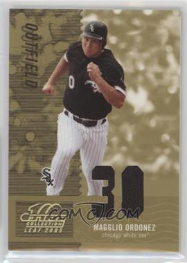 2005 Leaf Century Collection - [Base] - Materials Die-Cut Jersey Number #130 - Magglio Ordonez /30