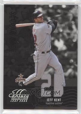 2005 Leaf Century Collection - [Base] - Materials Die-Cut Position #142 - Jeff Kent /100