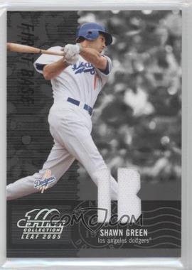 2005 Leaf Century Collection - [Base] - Materials Die-Cut Position #194 - Shawn Green /250