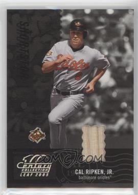 2005 Leaf Century Collection - [Base] - Materials Die-Cut Position #8 - Cal Ripken Jr. /250