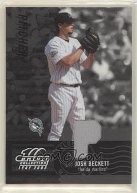 2005 Leaf Century Collection - [Base] - Materials Die-Cut Position #88 - Josh Beckett /250