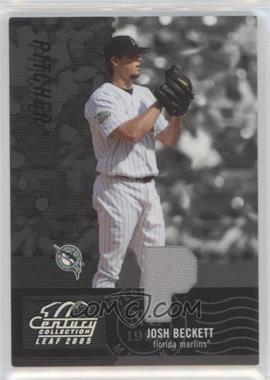 2005 Leaf Century Collection - [Base] - Materials Die-Cut Position #88 - Josh Beckett /250