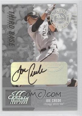 2005 Leaf Century Collection - [Base] - Post Marks Silver Signatures #152 - Joe Crede /6