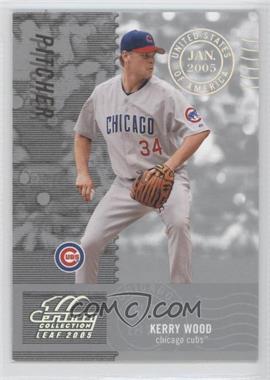 2005 Leaf Century Collection - [Base] - Post Marks Silver #134 - Kerry Wood /100