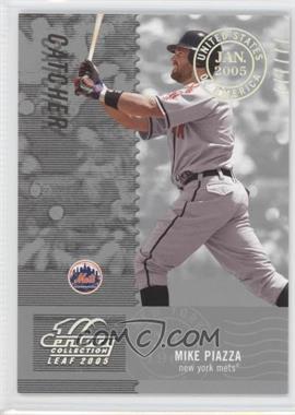 2005 Leaf Century Collection - [Base] - Post Marks Silver #31 - Mike Piazza /100
