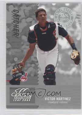 2005 Leaf Century Collection - [Base] - Post Marks Silver #41 - Victor Martinez /100