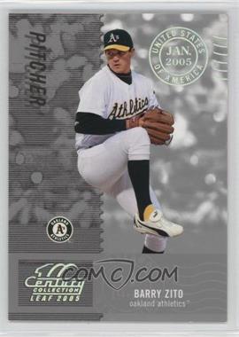 2005 Leaf Century Collection - [Base] - Post Marks Silver #75 - Barry Zito /100