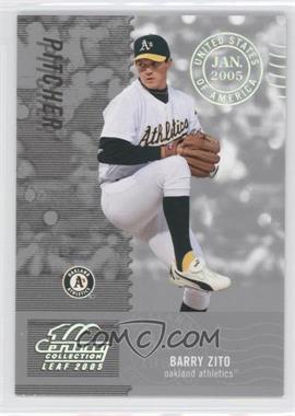 2005 Leaf Century Collection - [Base] - Post Marks Silver #75 - Barry Zito /100