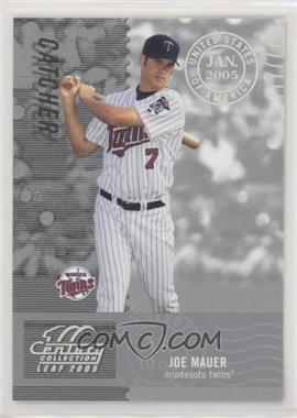 2005 Leaf Century Collection - [Base] - Post Marks Silver #77 - Joe Mauer /100