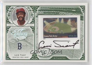2005 Leaf Century Collection - Stamps - Legendary Fields Materials Signatures #S-66 - Luis Tiant /23