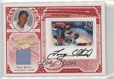 2005 Leaf Century Collection - Stamps - Olympics Materials Signatures #S-70 - Tony Oliva /6