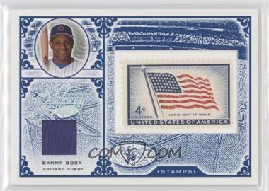 2005 Leaf Century Collection - Stamps - USA Flag Materials #S-47 - Sammy Sosa /100