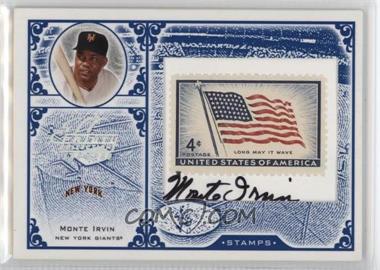 2005 Leaf Century Collection - Stamps - USA Flag Signatures #S-59 - Monte Irvin /100