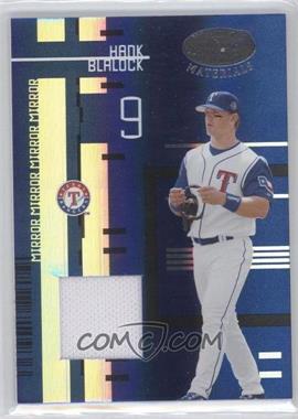 2005 Leaf Certified Materials - [Base] - Mirror Blue Materials Jerseys #151 - Hank Blalock /100