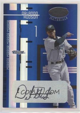 2005 Leaf Certified Materials - [Base] - Mirror Blue Signatures #33 - Orlando Hudson /100