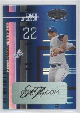 2005 Leaf Certified Materials - [Base] - Mirror Blue Signatures #79 - Edwin Jackson /100