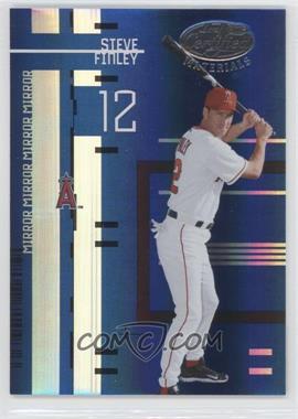 2005 Leaf Certified Materials - [Base] - Mirror Blue #139 - Steve Finley /50