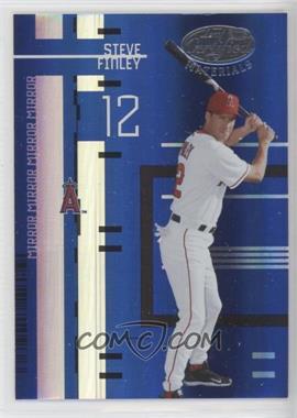 2005 Leaf Certified Materials - [Base] - Mirror Blue #139 - Steve Finley /50 [EX to NM]