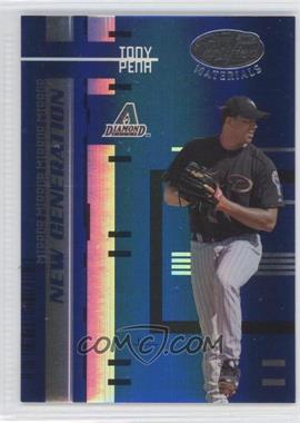2005 Leaf Certified Materials - [Base] - Mirror Blue #232 - New Generation - Tony Pena /50