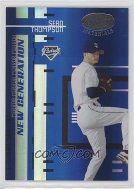 2005 Leaf Certified Materials - [Base] - Mirror Blue #238 - New Generation - Sean Thompson /50