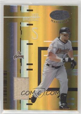 2005 Leaf Certified Materials - [Base] - Mirror Gold Materials Bats #63 - Jeff Bagwell /25