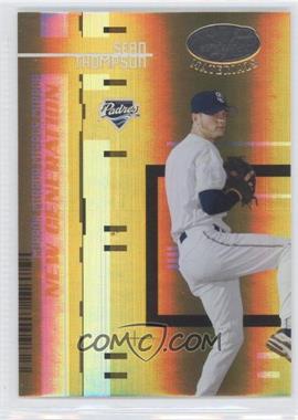 2005 Leaf Certified Materials - [Base] - Mirror Gold #238 - New Generation - Sean Thompson /25