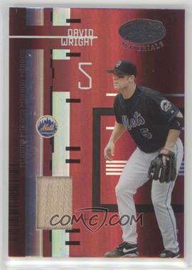 2005 Leaf Certified Materials - [Base] - Mirror Red Materials Bats #34 - David Wright /250