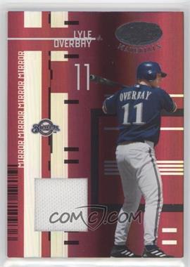 2005 Leaf Certified Materials - [Base] - Mirror Red Materials Jerseys #97 - Lyle Overbay /250