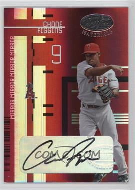 2005 Leaf Certified Materials - [Base] - Mirror Red Signatures #27 - Chone Figgins /10