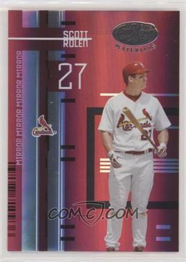 2005 Leaf Certified Materials - [Base] - Mirror Red #133 - Scott Rolen /100