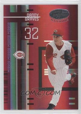 2005 Leaf Certified Materials - [Base] - Mirror Red #152 - Danny Graves /100