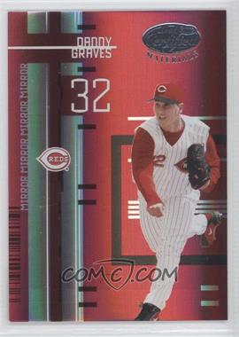 2005 Leaf Certified Materials - [Base] - Mirror Red #152 - Danny Graves /100