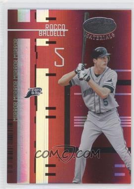 2005 Leaf Certified Materials - [Base] - Mirror Red #153 - Rocco Baldelli /100