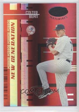 2005 Leaf Certified Materials - [Base] - Mirror Red #207 - New Generation - Colter Bean /100