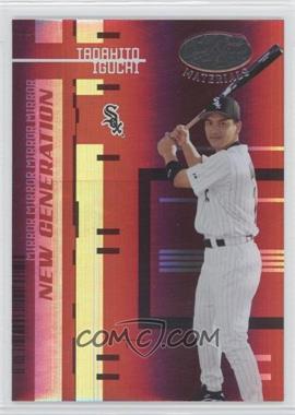 2005 Leaf Certified Materials - [Base] - Mirror Red #246 - New Generation - Tadahito Iguchi /100