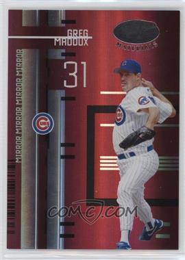 2005 Leaf Certified Materials - [Base] - Mirror Red #46 - Greg Maddux /100