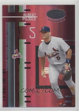 2005 Leaf Certified Materials - [Base] - Mirror Red #5 - Albert Pujols /100