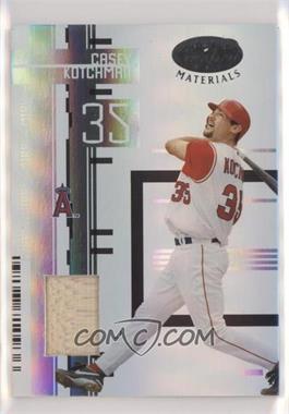 2005 Leaf Certified Materials - [Base] - Mirror White Materials Bats #25 - Casey Kotchman /250 [EX to NM]