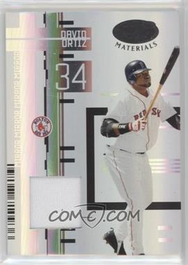 2005 Leaf Certified Materials - [Base] - Mirror White Materials Jerseys #32 - David Ortiz /100