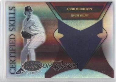 2005 Leaf Certified Materials - Certified Skills - Mirror #CS-14 - Josh Beckett