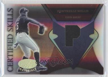 2005 Leaf Certified Materials - Certified Skills - Positions Materials #CS-7 - Dontrelle Willis /100