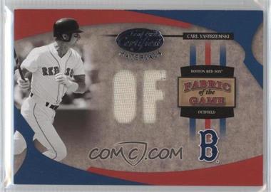 2005 Leaf Certified Materials - Fabric of the Game - Position #FG-17 - Carl Yastrzemski /25