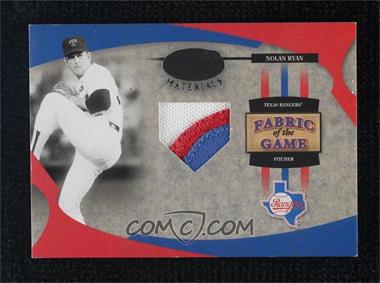 2005 Leaf Certified Materials - Fabric of the Game - Prime #FG-83 - Nolan Ryan /25