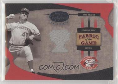 2005 Leaf Certified Materials - Fabric of the Game - Rewards #FG-118 - Tom Seaver /50