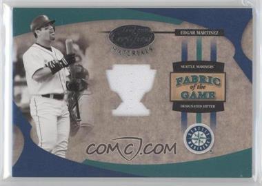 2005 Leaf Certified Materials - Fabric of the Game - Rewards #FG-155 - Edgar Martinez /50