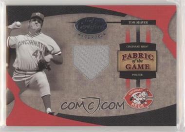 2005 Leaf Certified Materials - Fabric of the Game #FG-118 - Tom Seaver /50