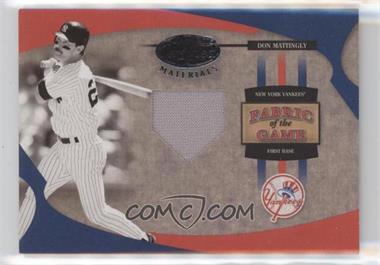 2005 Leaf Certified Materials - Fabric of the Game #FG-137 - Don Mattingly /100
